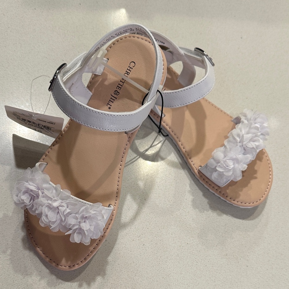 Cherokee White Floral Women's Sandals